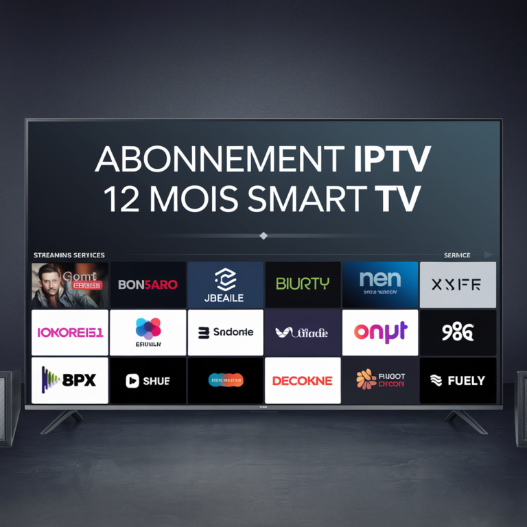 abonnement iptv 12 mois smart tv